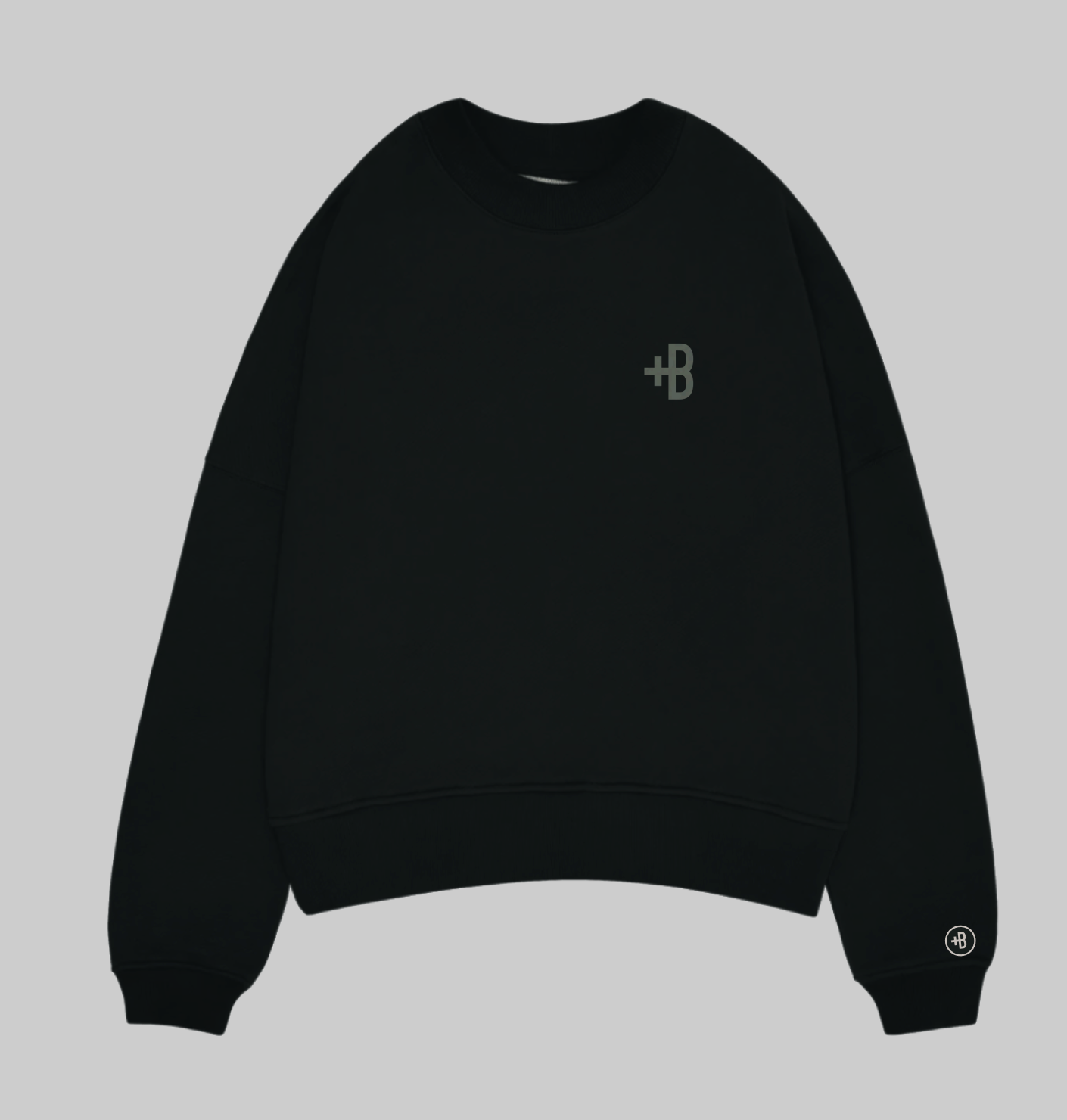 Bishop Oversized Crewneck Black